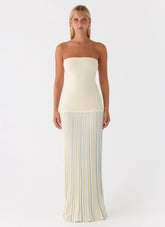 Otillie Knit Maxi Dress - Yellow