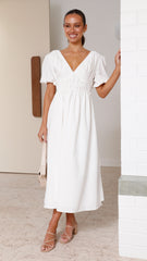Fiore Maxi Dress - White