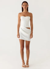 Cosmala Mini Dress - White