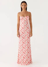 Vamonos Maxi Dress - Porcelain Rose