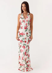 Maryk Maxi Dress - Ivory Bloom