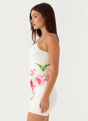 Zabrina Mini Dress - Ivory Reef