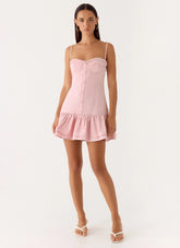 Loulette Mini Dress - Pink