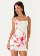 Zabrina Mini Dress - Ivory Reef