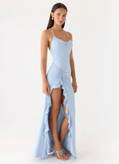Augusta Maxi Dress - Blue