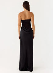 Champagne Skies Maxi Dress - Black