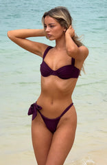 Elouera Bikini Top Plum
