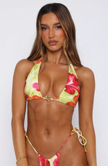 Stormy Bikini Top Tropical Bloom