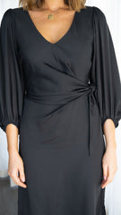 Meilani Midi Dress - Black