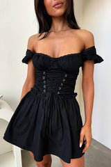 Briellyn Mini Dress - Black