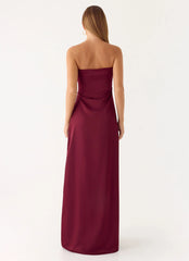 Jiana Maxi Dress - Merlot