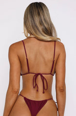 Cala Luna Bikini Top Sangria