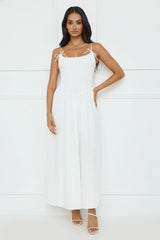 Pretty Willow Maxi Dress White