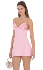 Rosaline Embellished Mini Dress