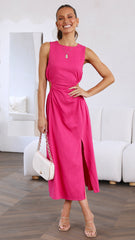 Jamila Midi Dress - Pink