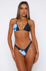 Golden Hour Bikini Top Navy Lush