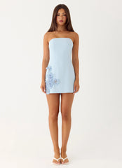 Yallie Mini Dress - Blue