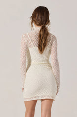 Kourtney Rhinestone Lace Mini Dress