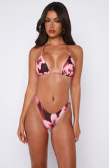 Golden Hour Bikini Top Blossom Cocoa