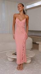 Debbie Midi Dress - Light Pink