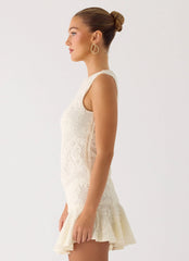 Adoria Mini Dress - Ivory