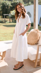 Morgana Dress - White