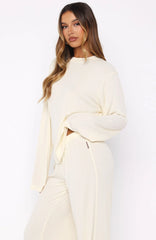 Wish Upon A Star Pyjama Long Sleeve Top Off White