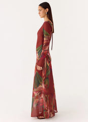 Charmayne Chiffon Maxi Dress - Cuba Cuba