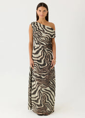 Mernas Maxi Dress - Zebra