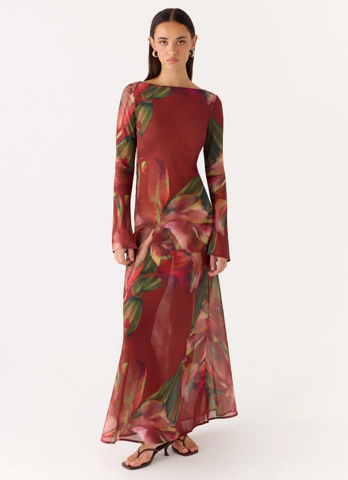 Charmayne Chiffon Maxi Dress - Cuba Cuba