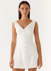 Drift Mini Dress - White